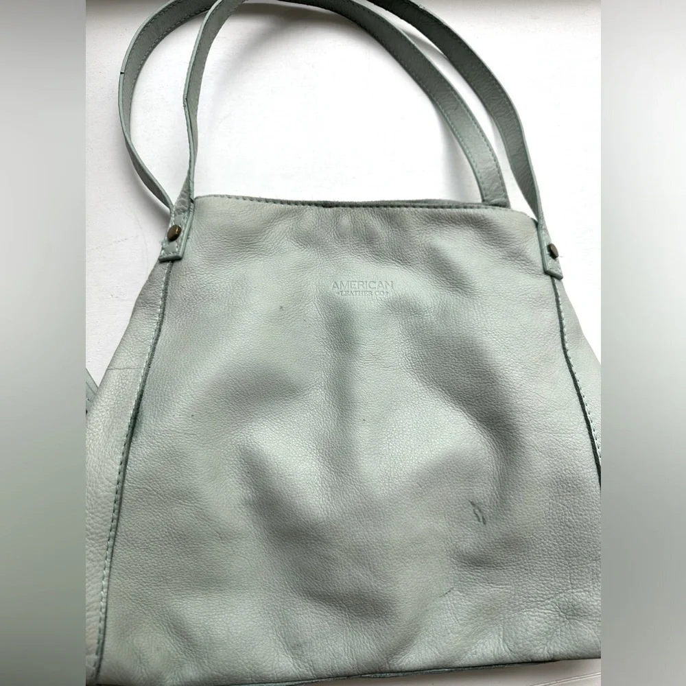 American Leather Co. Liberty Shopper Hobo Shoulder 100% leather purse well loved